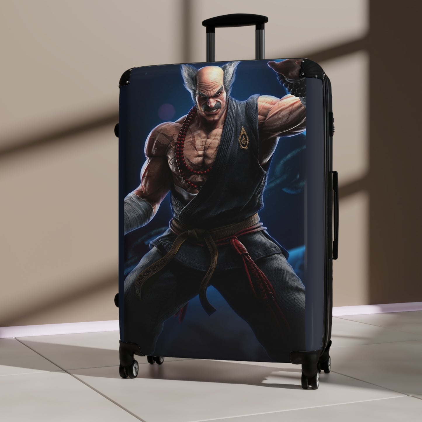 Video Games Tekken 8 Heihachi Mishima Carry-On Suitcase - Stylish Luggage for Travelers