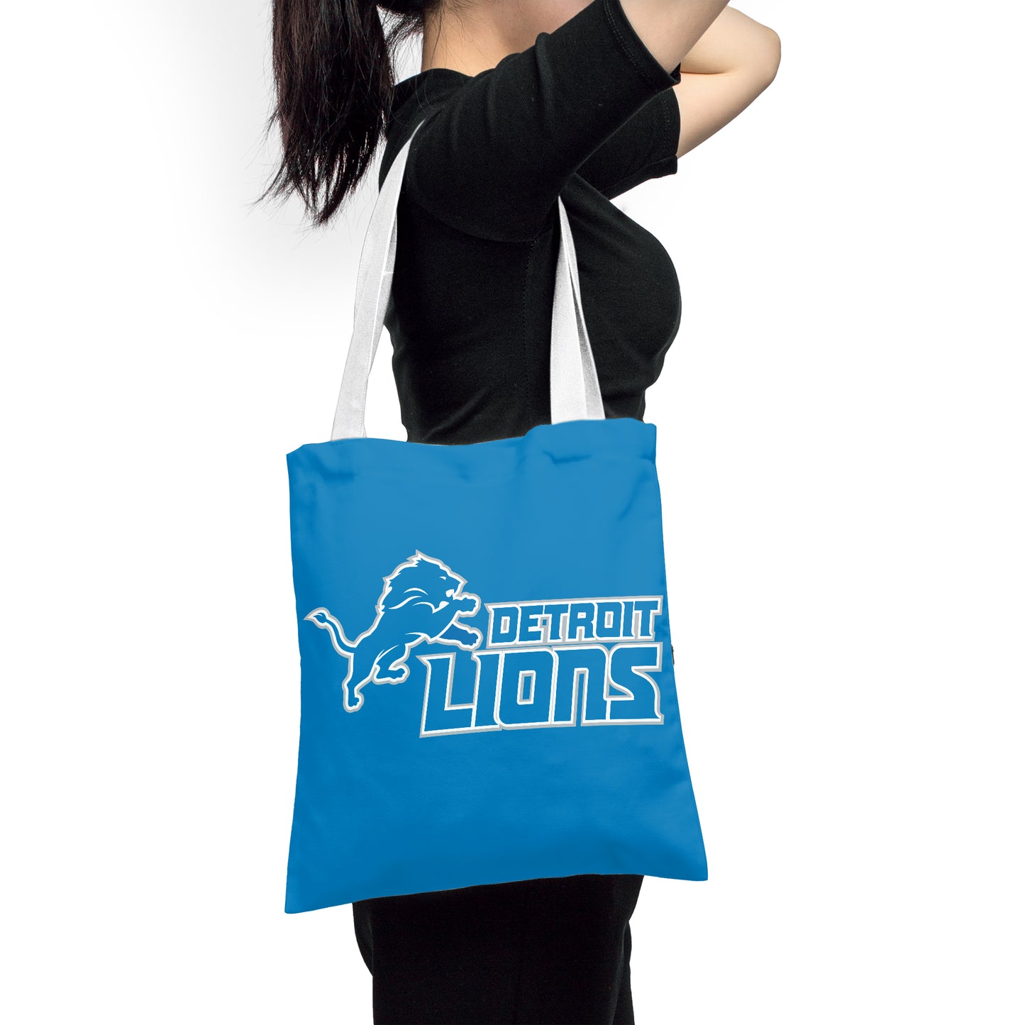 NFL Detroit Lions Polyester Canvas Tote Bag – Durable and Stylish