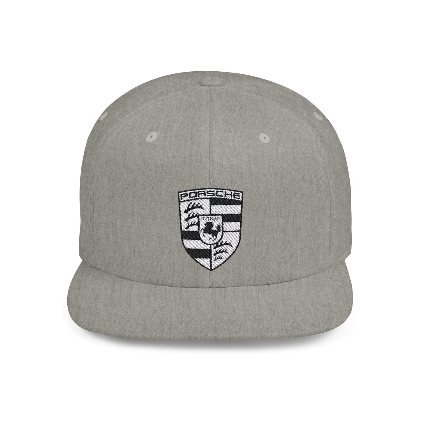 Porsche Flat Bill Snapback – Lightweight, Custom Fit, Premium Quality
