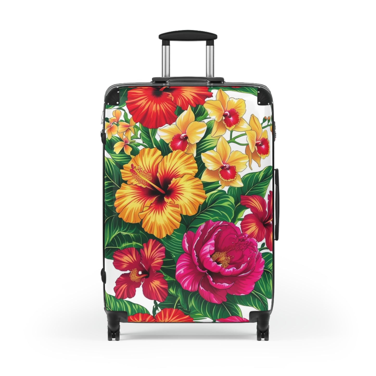Nature Flowers Floral Colorful Flower Art Carry-On Suitcase - Stylish Luggage for Travelers