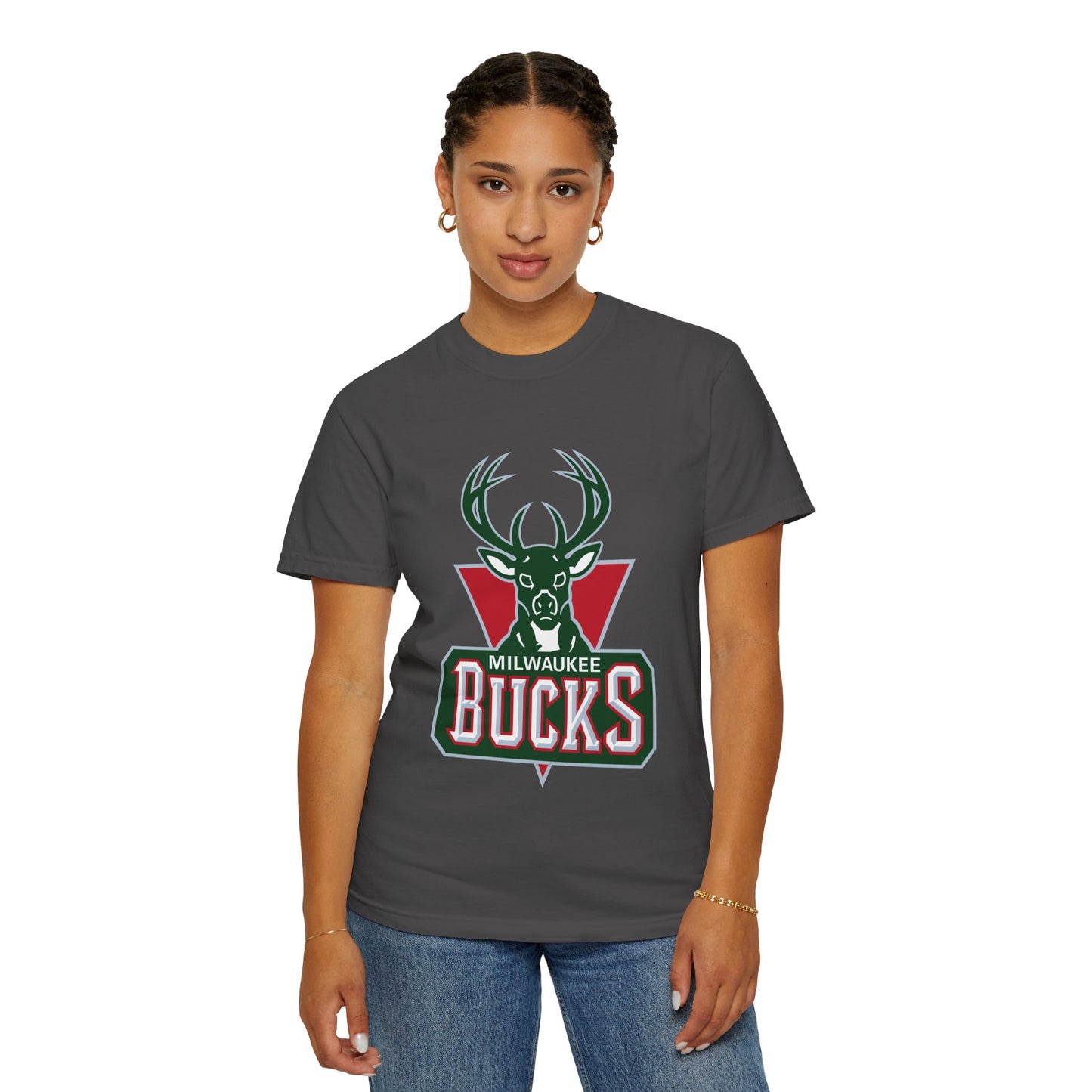 Milwaukee Bucks Strong Garment-Dyed T-Shirt – Premium Cotton Tee for Customization