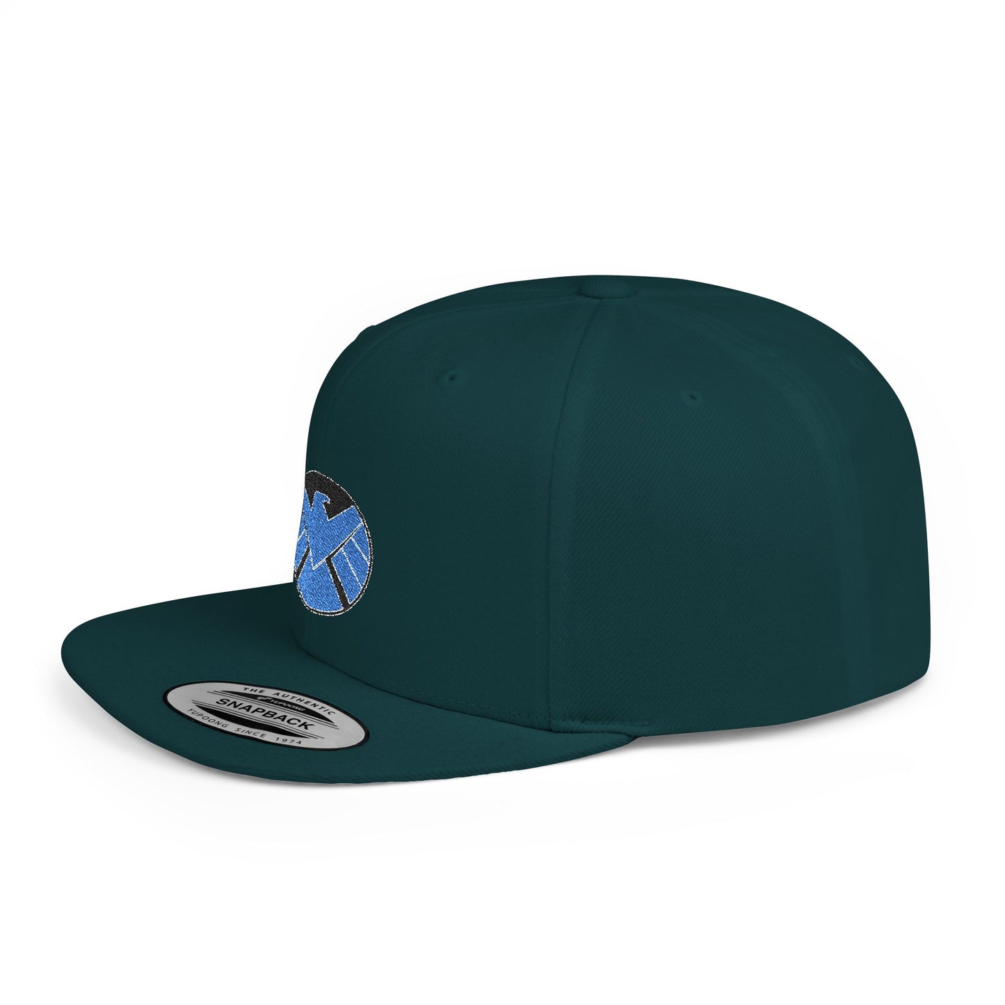Marvel Shield Flat Bill Snapback – Lightweight, Custom Fit, Premium Quality