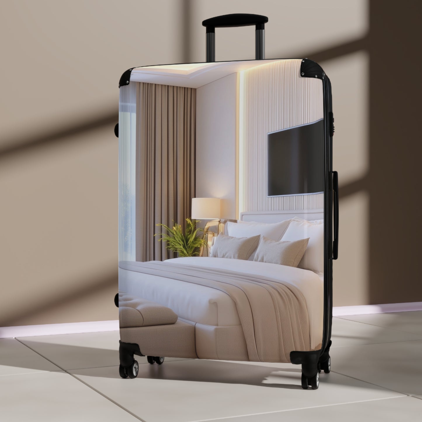 Nature Bedroom Mordern Art Carry-On Suitcase - Stylish Luggage for Travelers