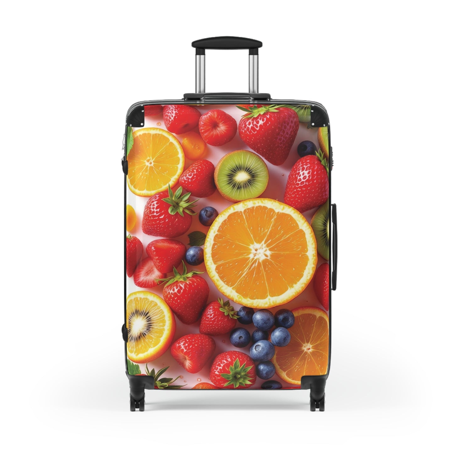Nature Summer Assorted Fruit Carry-On Suitcase - Stylish Luggage for Travelers