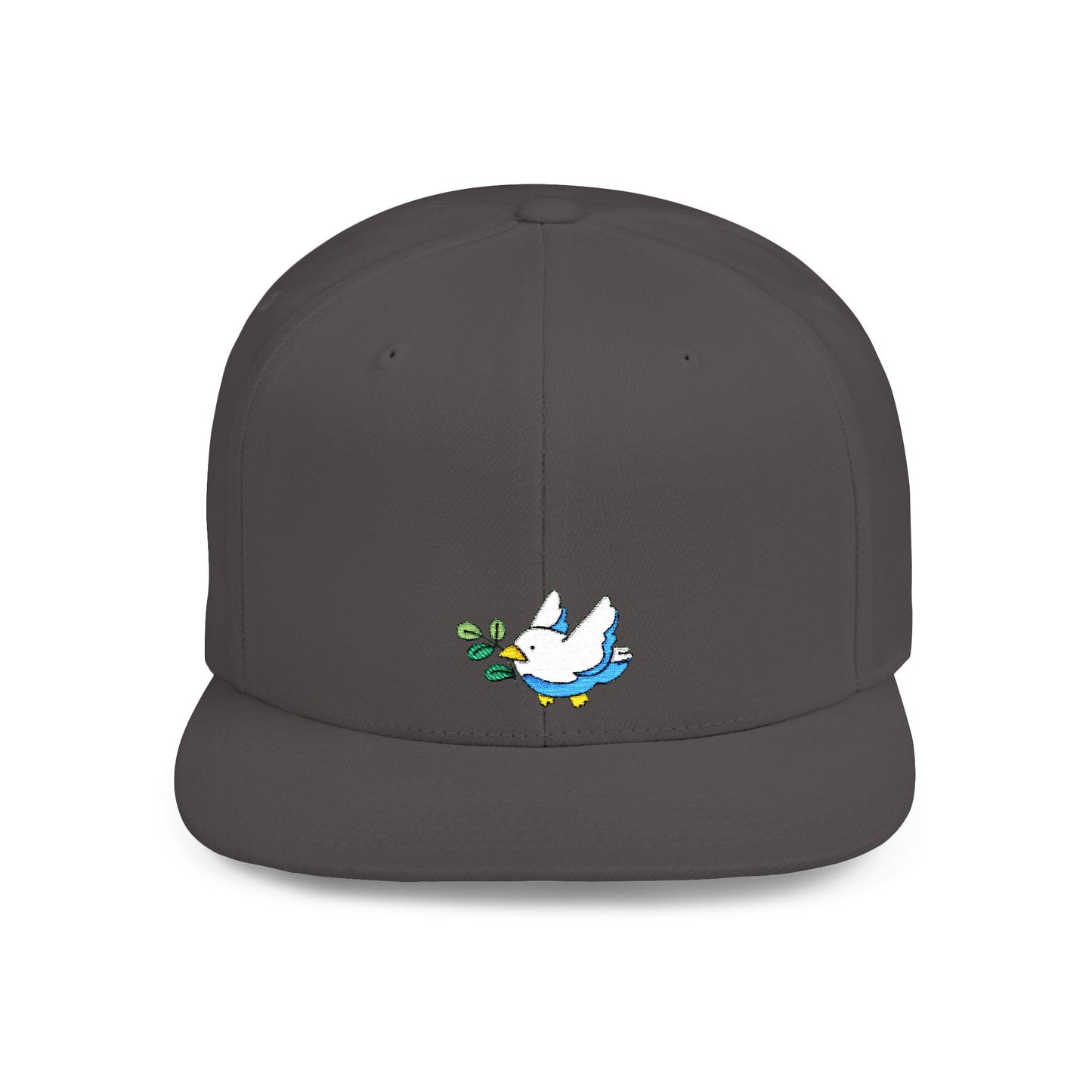 Icons Embroidered Bird Flat Bill Snapback – Lightweight, Custom Fit, Premium Quality