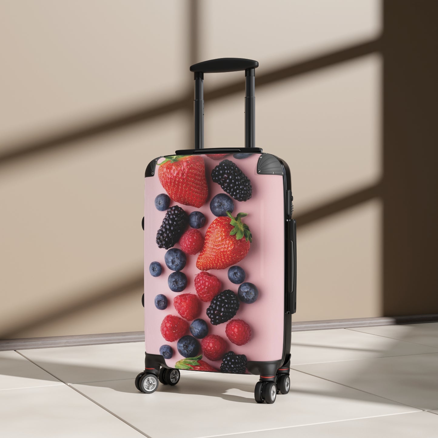 Nature Summer Fruits Vibrant Mix Carry-On Suitcase - Stylish Luggage for Travelers