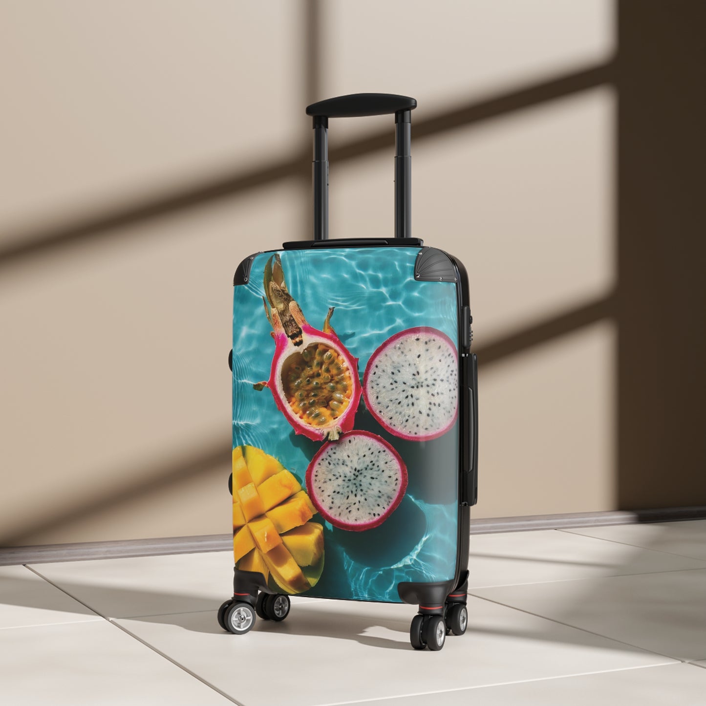 Nature Summer Fruits FLoating Carry-On Suitcase - Stylish Luggage for Travelers