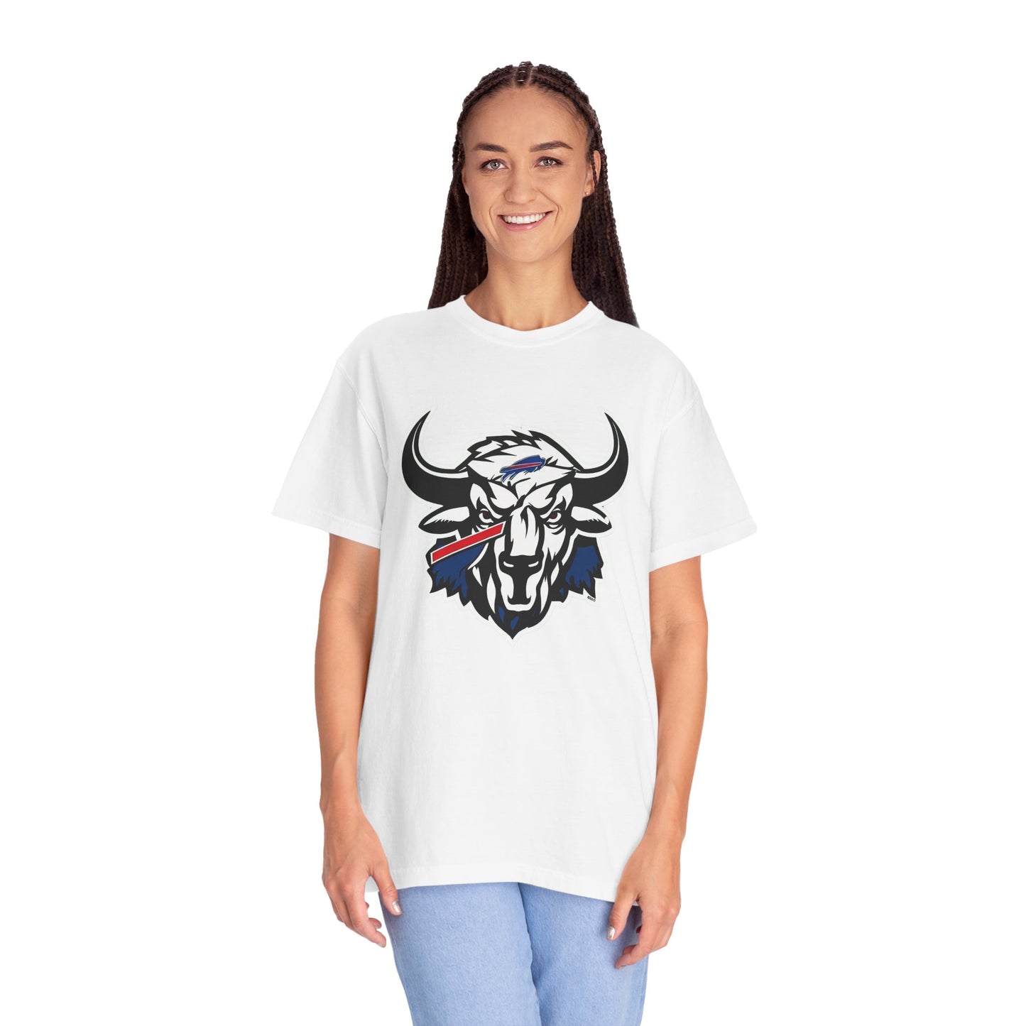 Buffalo Bills New Style Garment-Dyed T-Shirt – Premium Cotton Tee for Customization