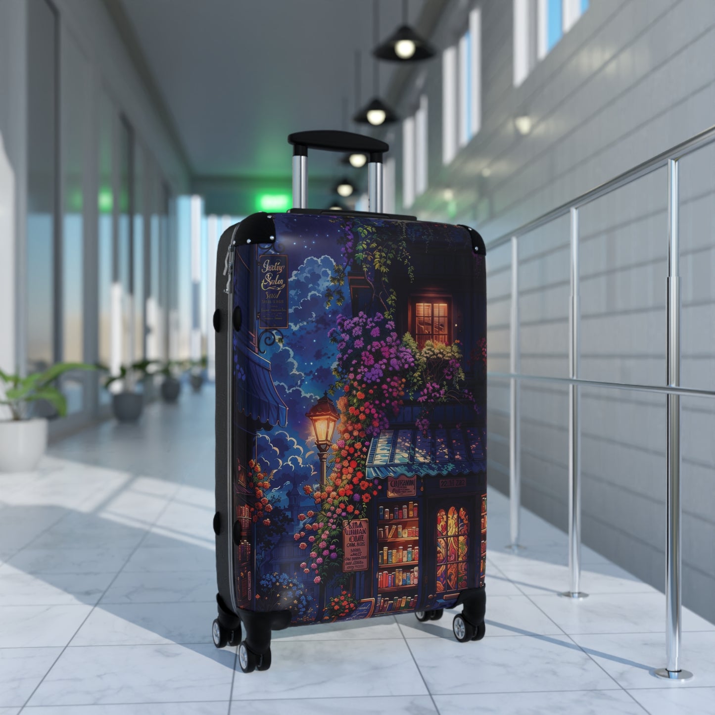 Art Cozy Shop Night Carry-On Suitcase - Stylish Luggage for Travelers