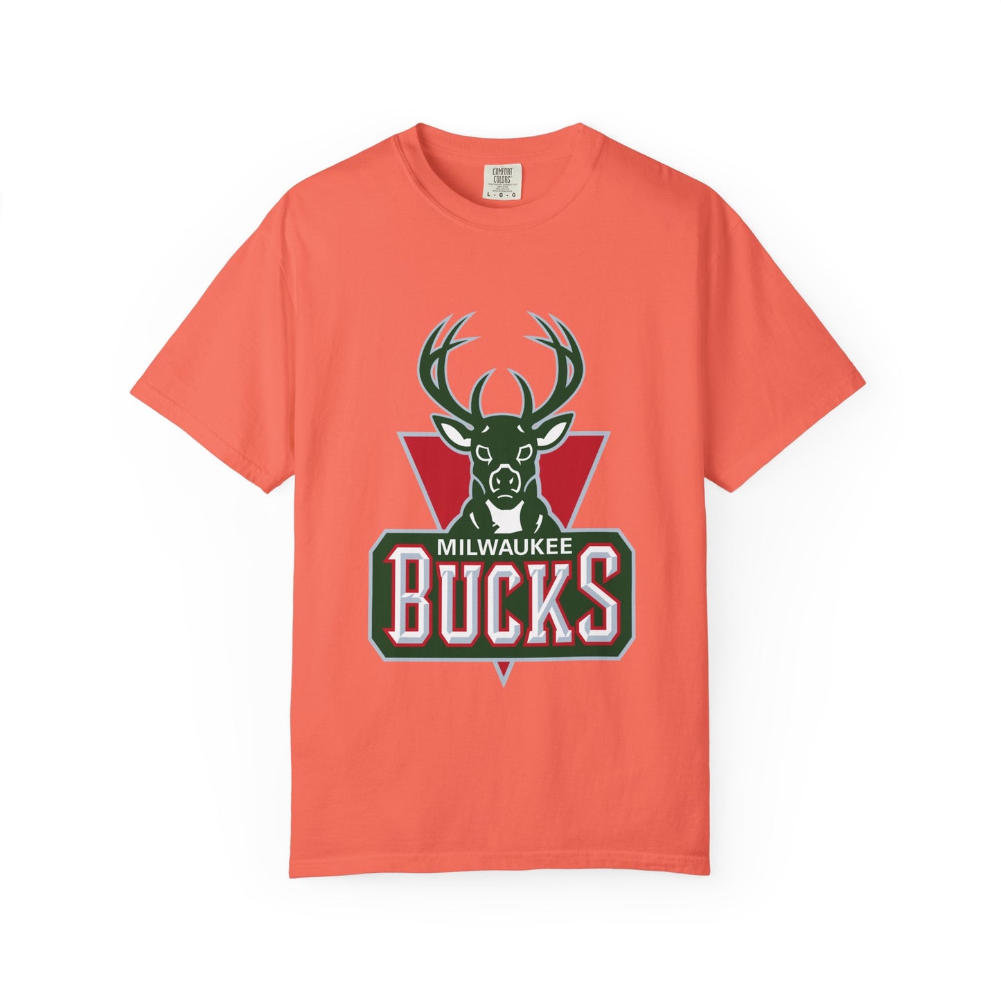Milwaukee Bucks Strong Garment-Dyed T-Shirt – Premium Cotton Tee for Customization