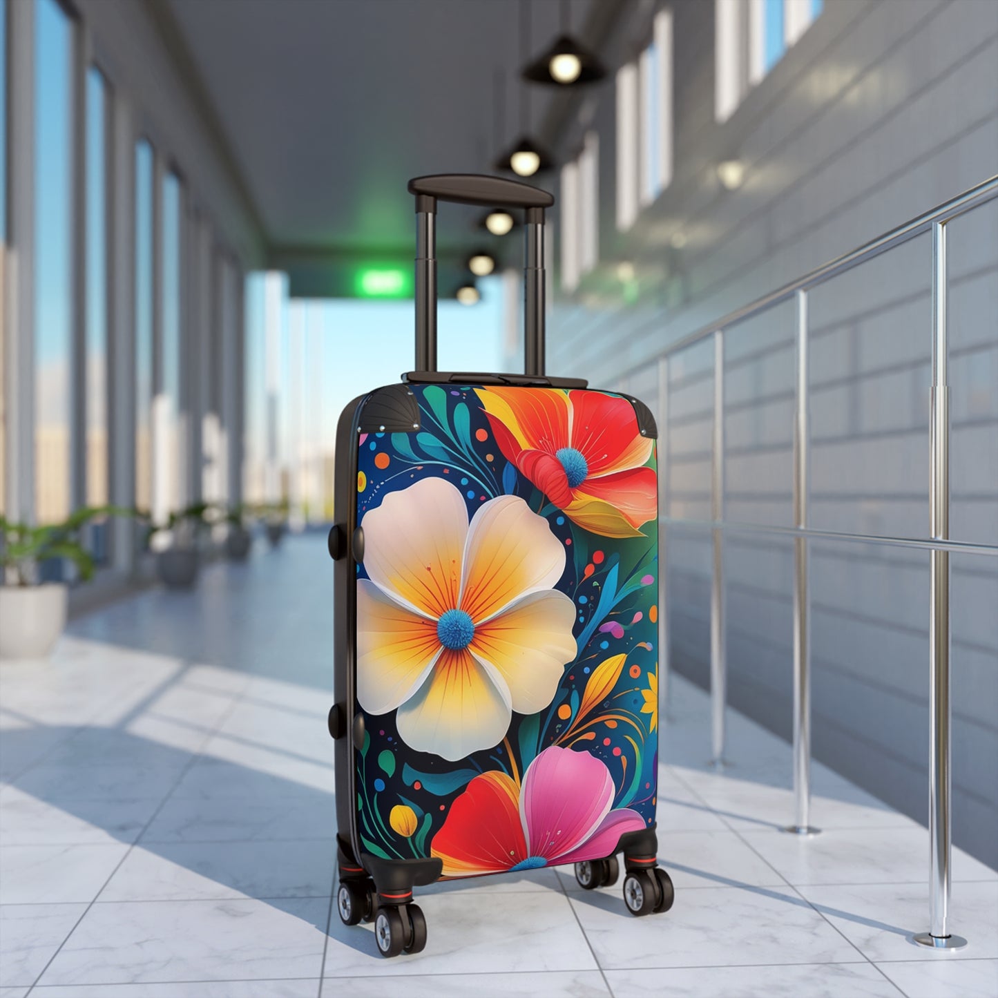 Nature Flowers Floral Spring Flowers Art Carry-On Suitcase - Stylish Luggage for Travelers
