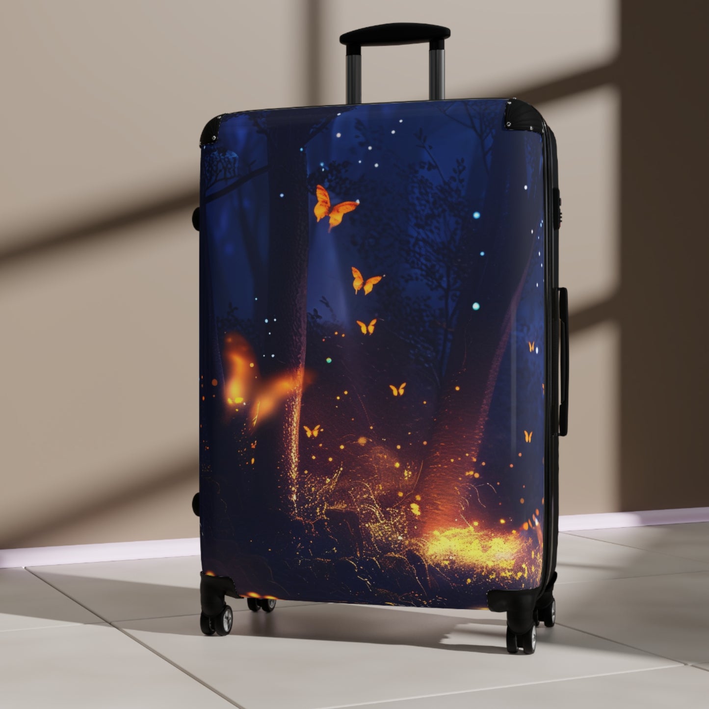 Nature Butterflies Farries Art Carry-On Suitcase - Stylish Luggage for Travelers