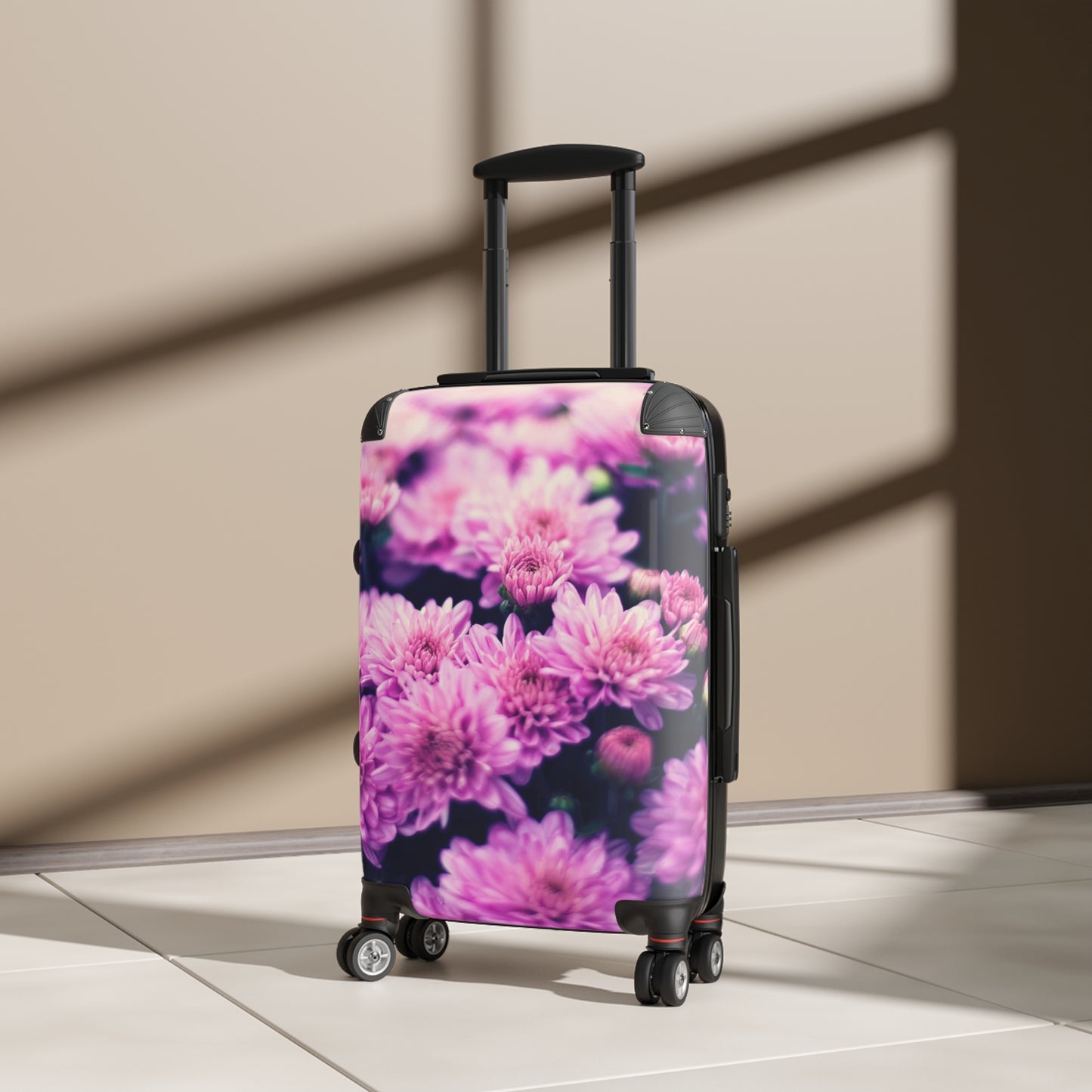 Nature Flowers Floral Chrysanthemum Art Carry-On Suitcase - Stylish Luggage for Travelers