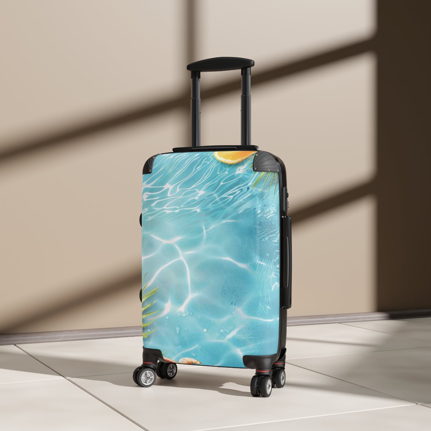 Nature Summer Background Art Carry-On Suitcase - Stylish Luggage for Travelers
