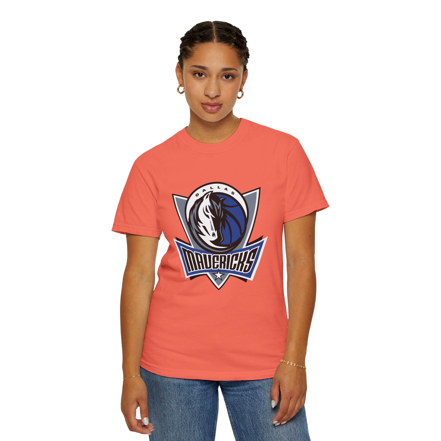 Dallas Mavericks Garment-Dyed T-Shirt – Premium Cotton Tee for Customization