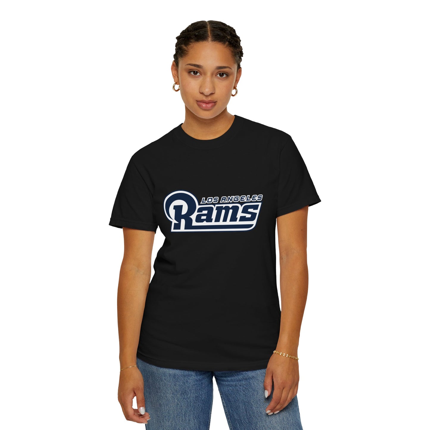 Los Angeles Rams Gear Garment-Dyed T-Shirt – Premium Cotton Tee for Customization