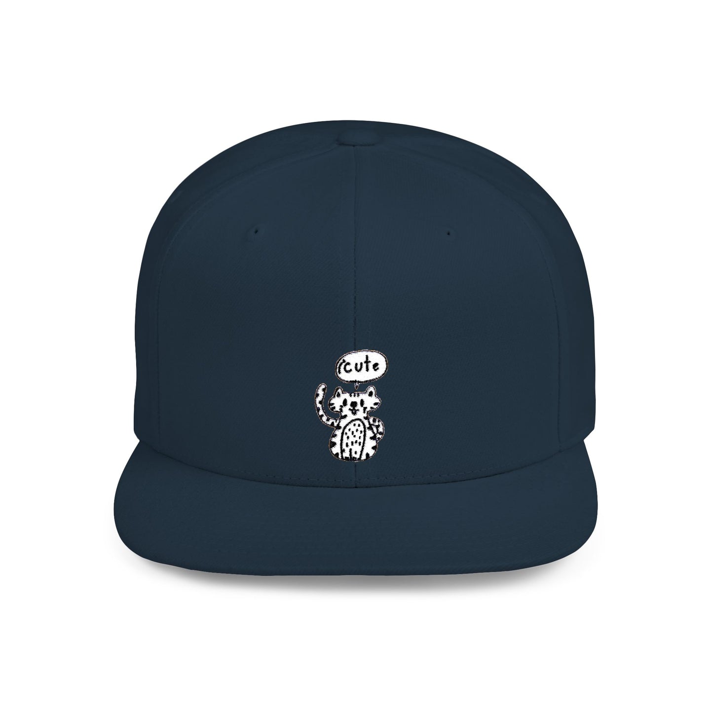 Icons Embroidered Tiger ICute Flat Bill Snapback – Lightweight, Custom Fit, Premium Quality