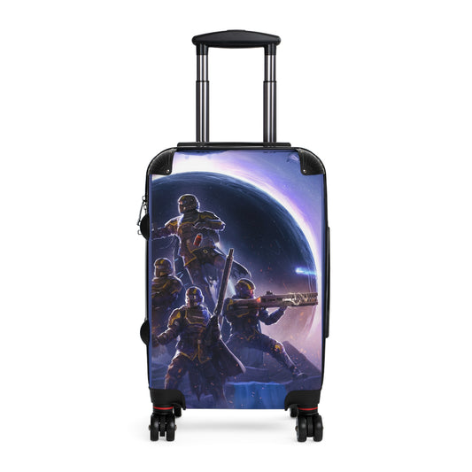 Video Games Helldivers 2 Omens Of Tyranny Carry-On Suitcase - Stylish Luggage for Travelers