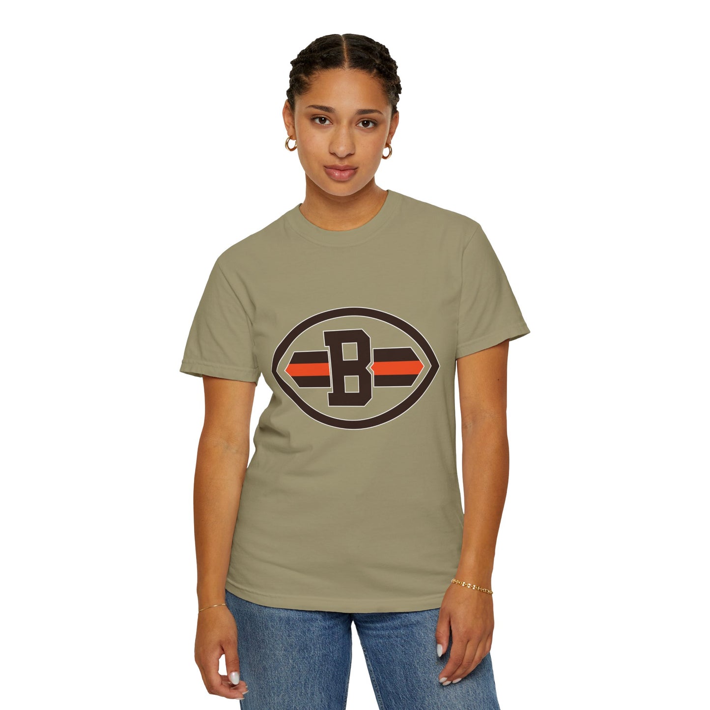 Cleveland Browns Game Day Gear Garment-Dyed T-Shirt – Premium Cotton Tee for Customization