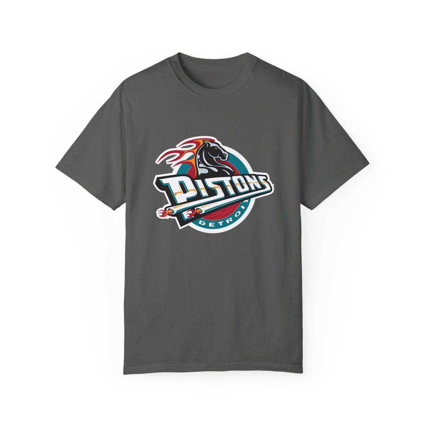 Detroit Pistons Basketball Life Garment-Dyed T-Shirt – Premium Cotton Tee for Customization
