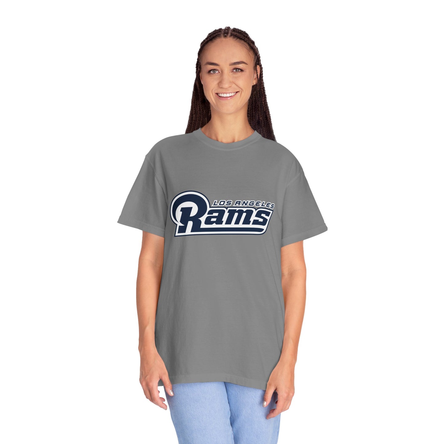 Los Angeles Rams Gear Garment-Dyed T-Shirt – Premium Cotton Tee for Customization
