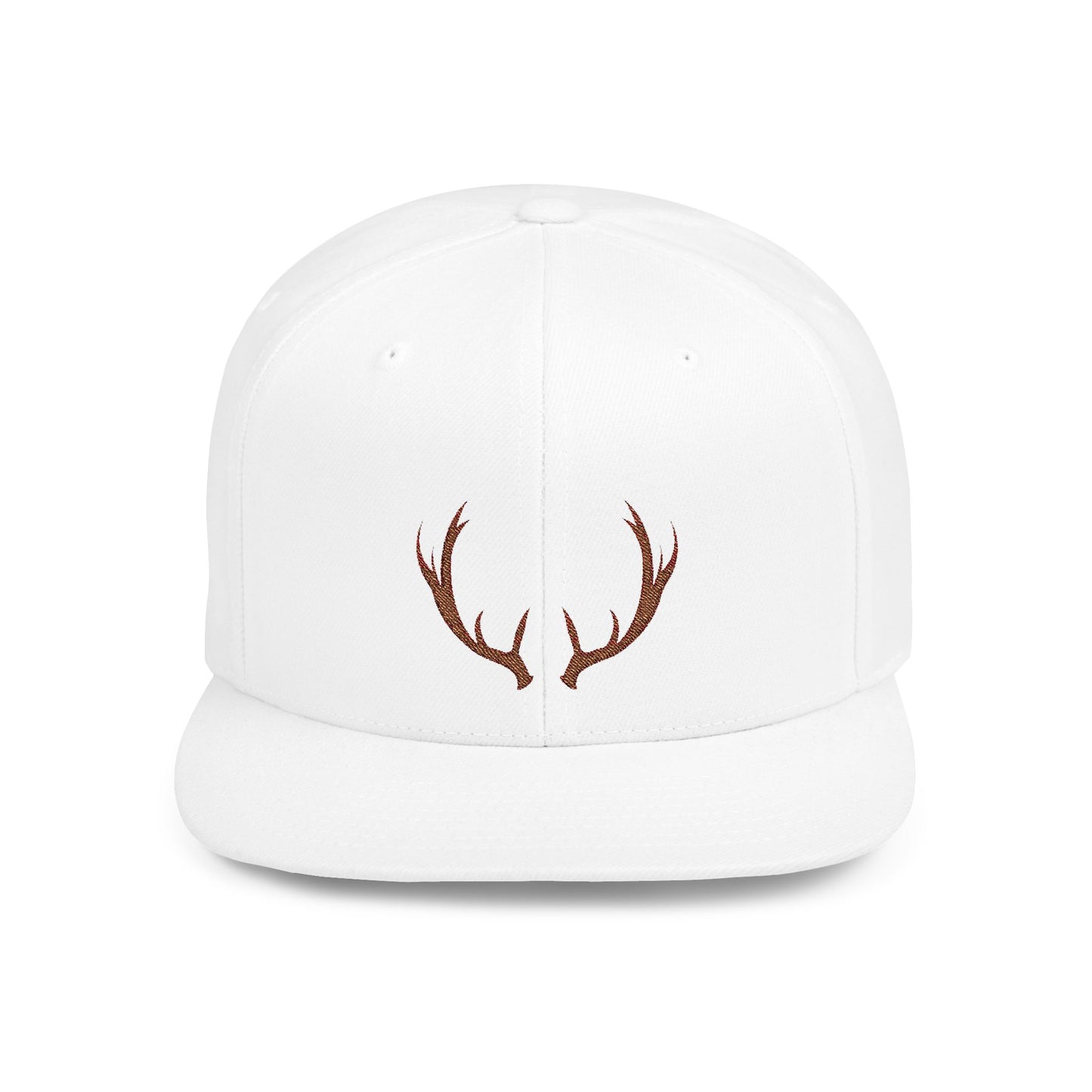 Whitetail Rack Flat Bill Snapback – Lightweight, Custom Fit, Premium Quality