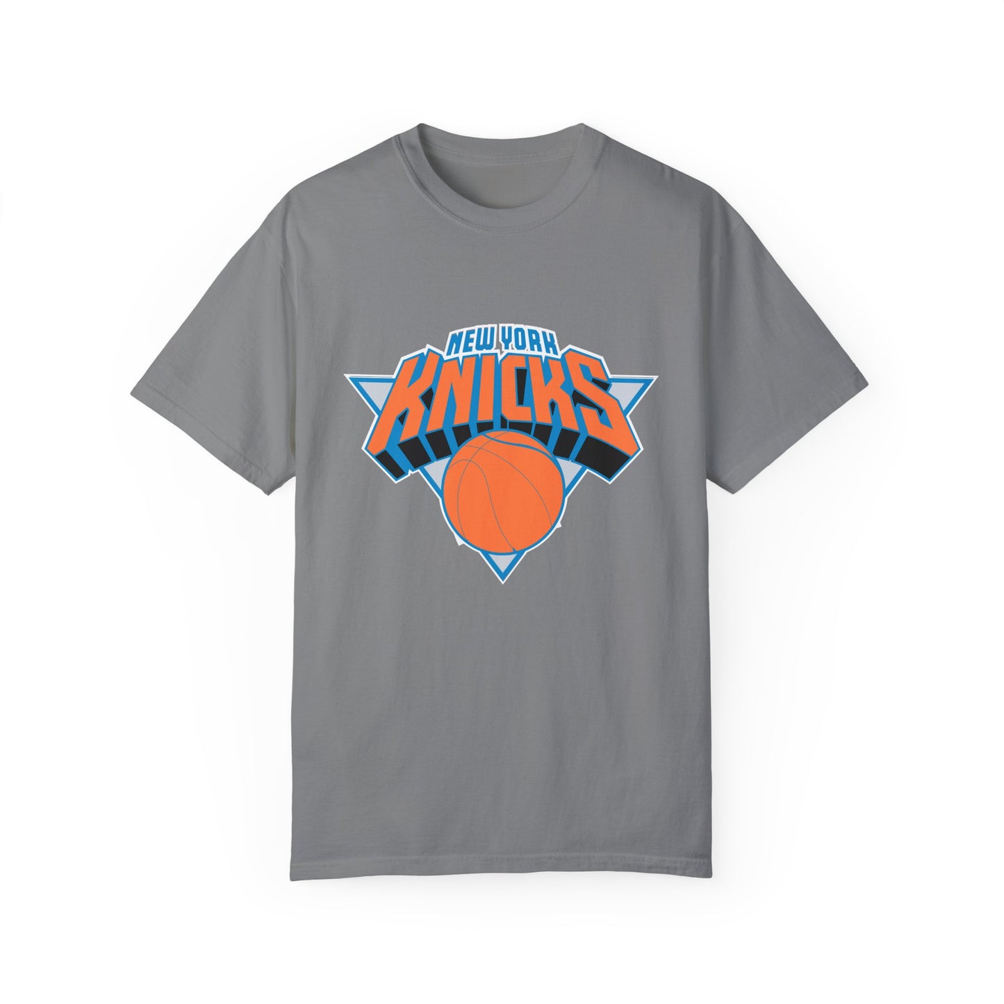 New York Knicks Hoop Lifestyle Garment-Dyed T-Shirt – Premium Cotton Tee for Customization