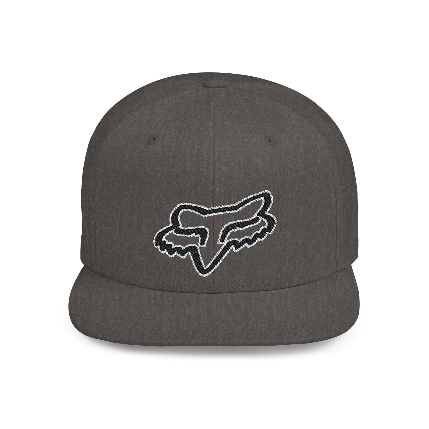 Fox Flat Bill Snapback – Lightweight, Custom Fit, Premium Quality