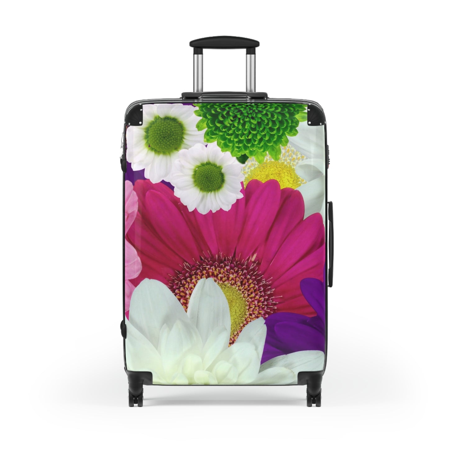Nature Flowers Floral Chrysanthemum Colorful Art Carry-On Suitcase - Stylish Luggage for Travelers