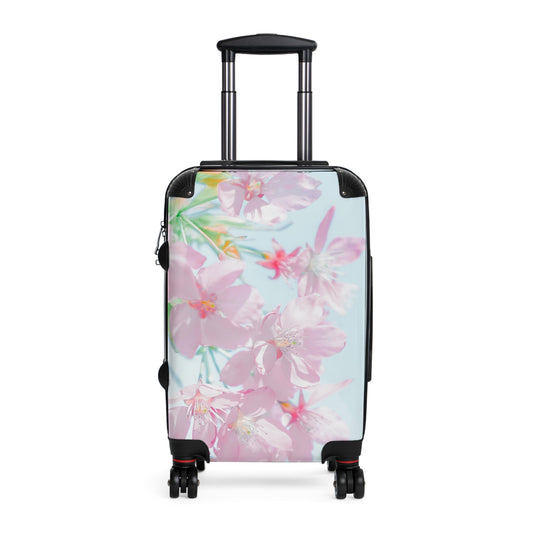 Nature Flowers Floral Green Leaf Art Carry-On Suitcase - Stylish Luggage for Travelers