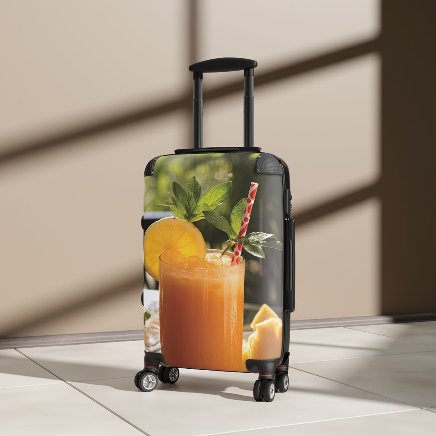 Nature Summer Orange Juice Carry-On Suitcase - Stylish Luggage for Travelers