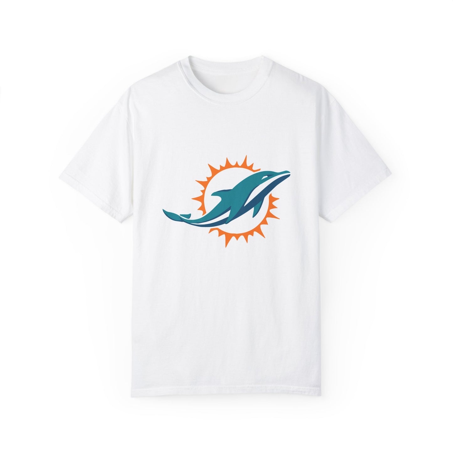 Miami Dolphins Football Merchandise Garment-Dyed T-Shirt – Premium Cotton Tee for Customization