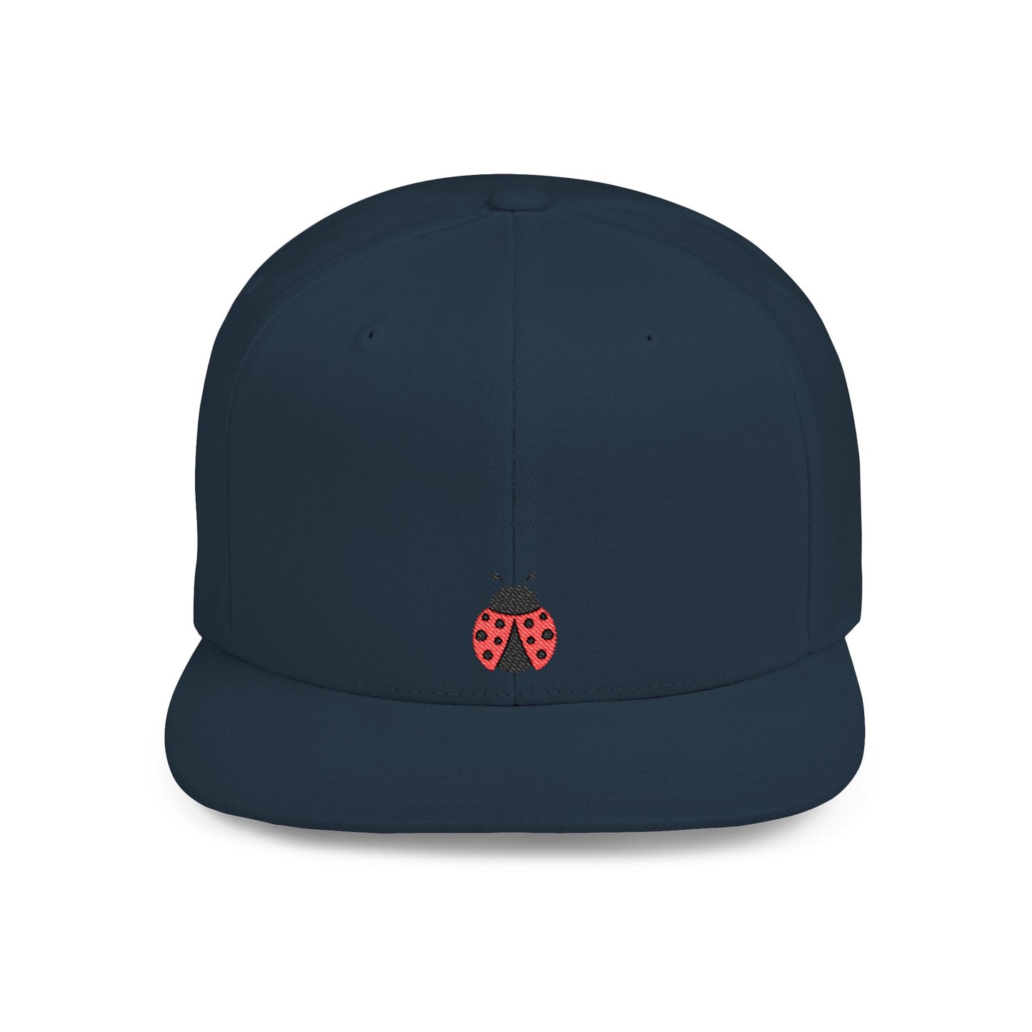 Icons Embroidered Lady Bird Flat Bill Snapback – Lightweight, Custom Fit, Premium Quality