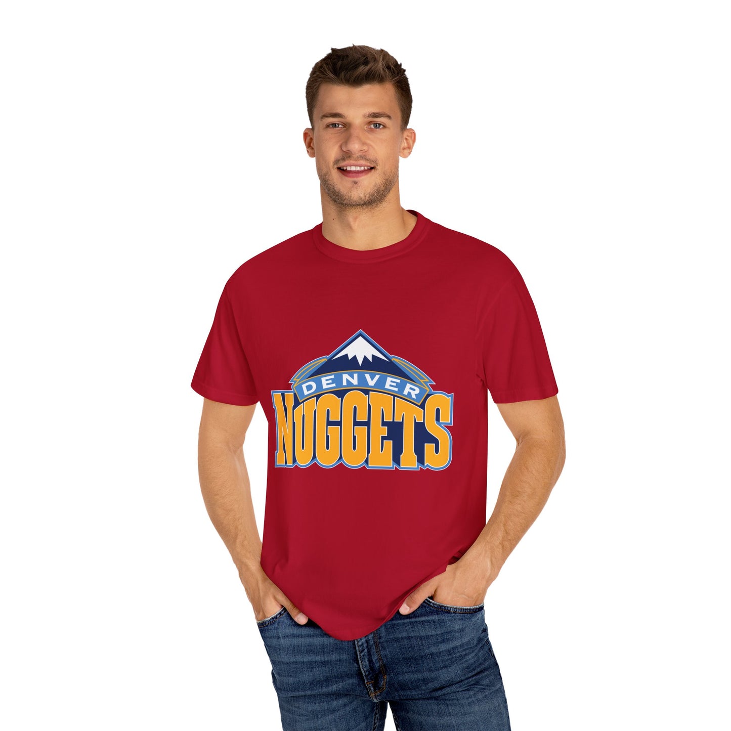 Denver Nuggets Garment-Dyed T-Shirt – Premium Cotton Tee for Customization