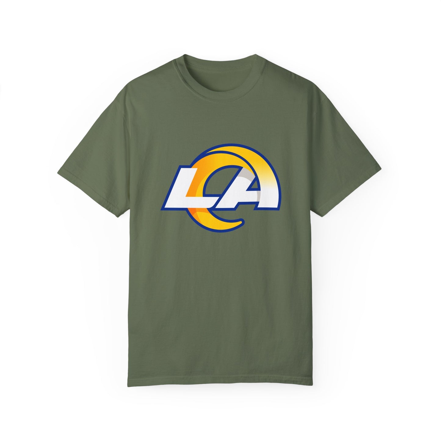 Los Angeles Rams Merchandise Garment-Dyed T-Shirt – Premium Cotton Tee for Customization