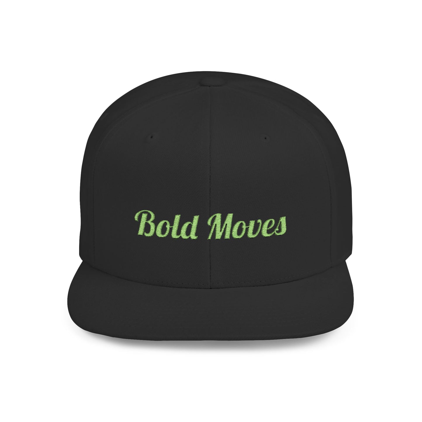 Text Bold Move Flat Bill Snapback – Lightweight, Custom Fit, Premium Quality