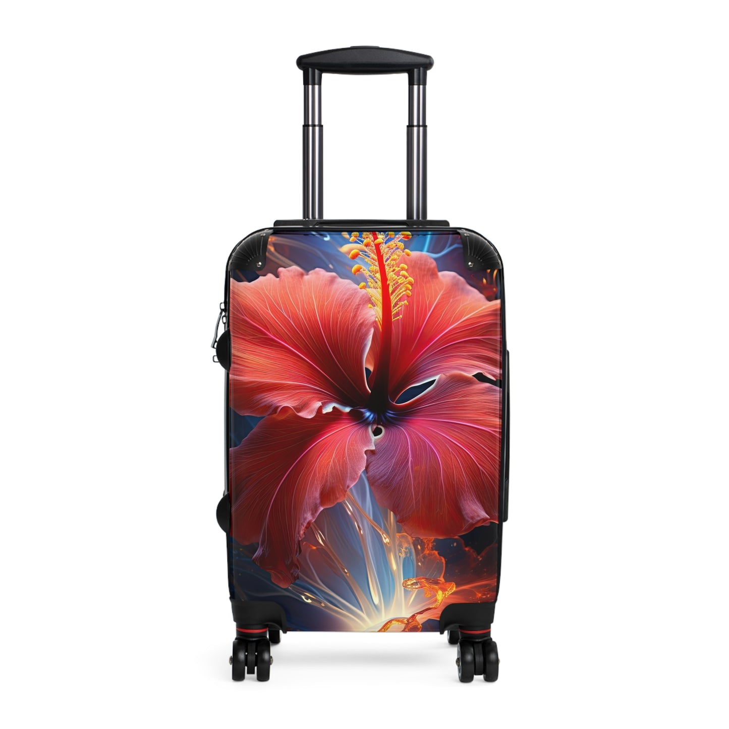 Nature Flowers Floral Hibiscus Flower Art Carry-On Suitcase - Stylish Luggage for Travelers