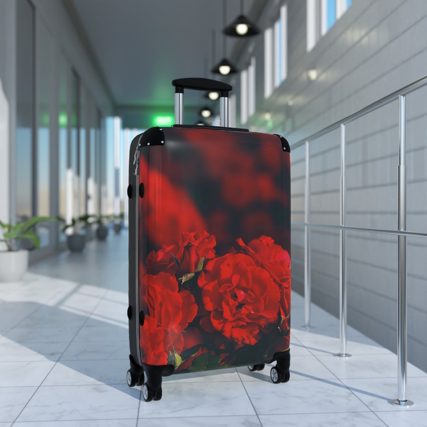 Nature Flowers Floral Blur Art Carry-On Suitcase - Stylish Luggage for Travelers