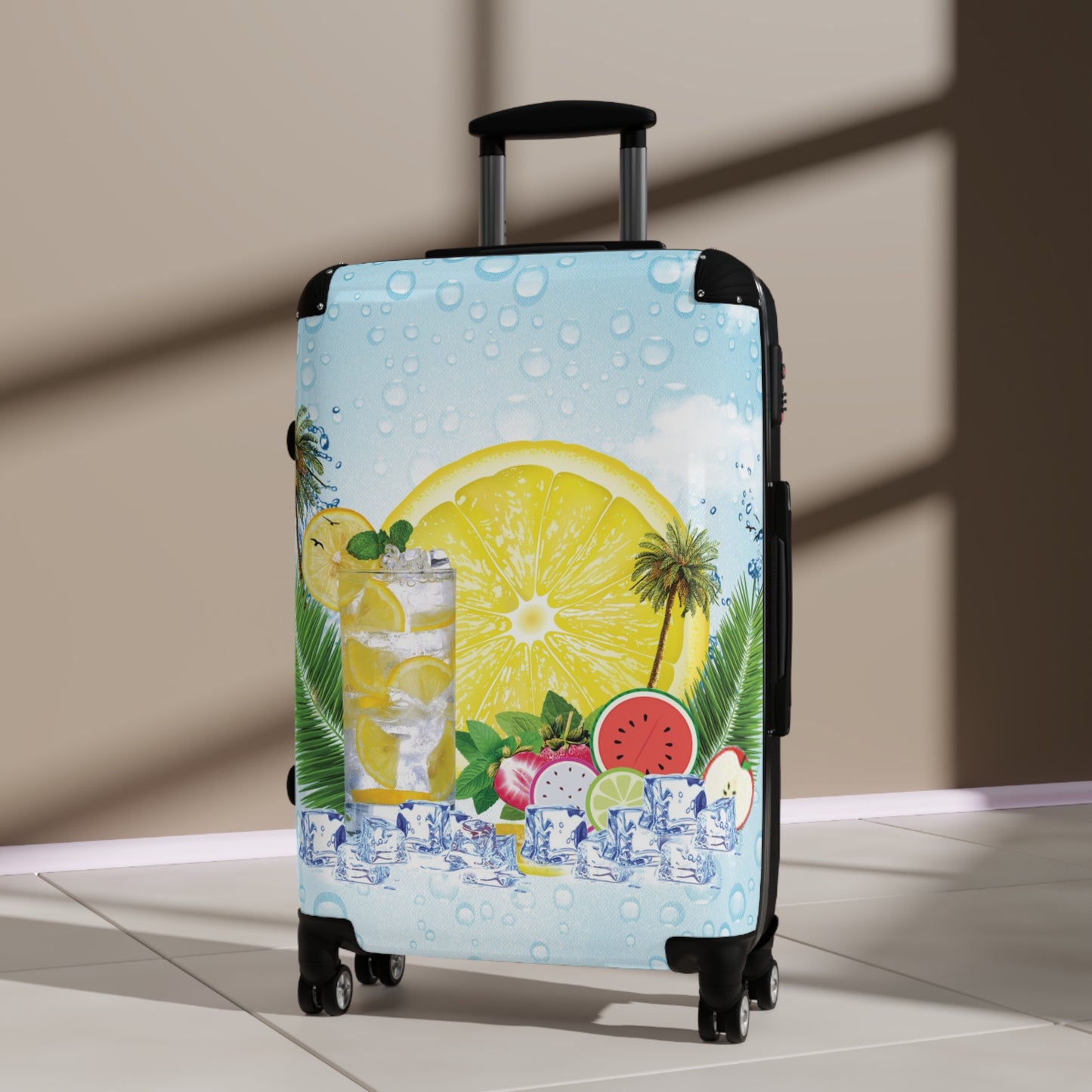 Nature Summer Ice Cube Art Carry-On Suitcase - Stylish Luggage for Travelers