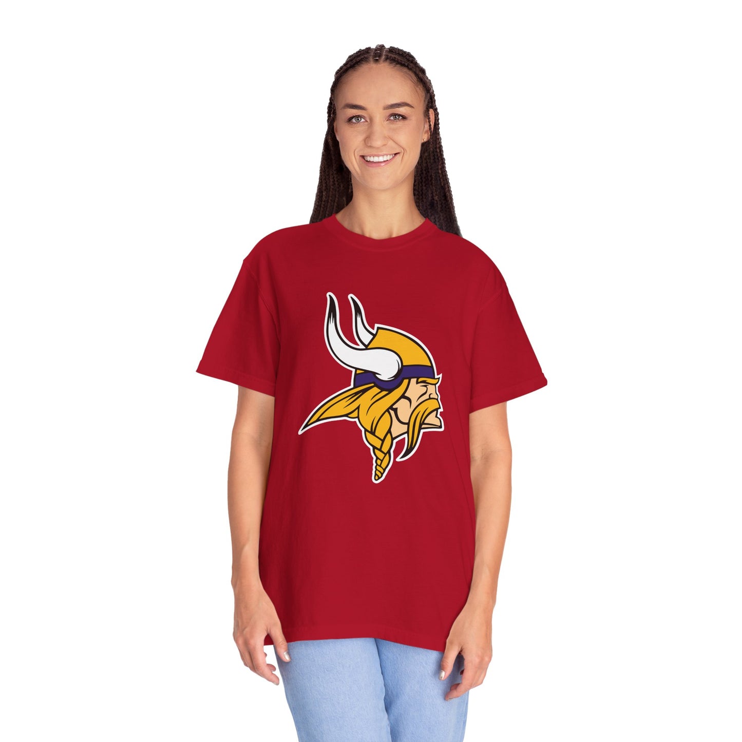 Minnesota Vikings Gear Garment-Dyed T-Shirt – Premium Cotton Tee for Customization