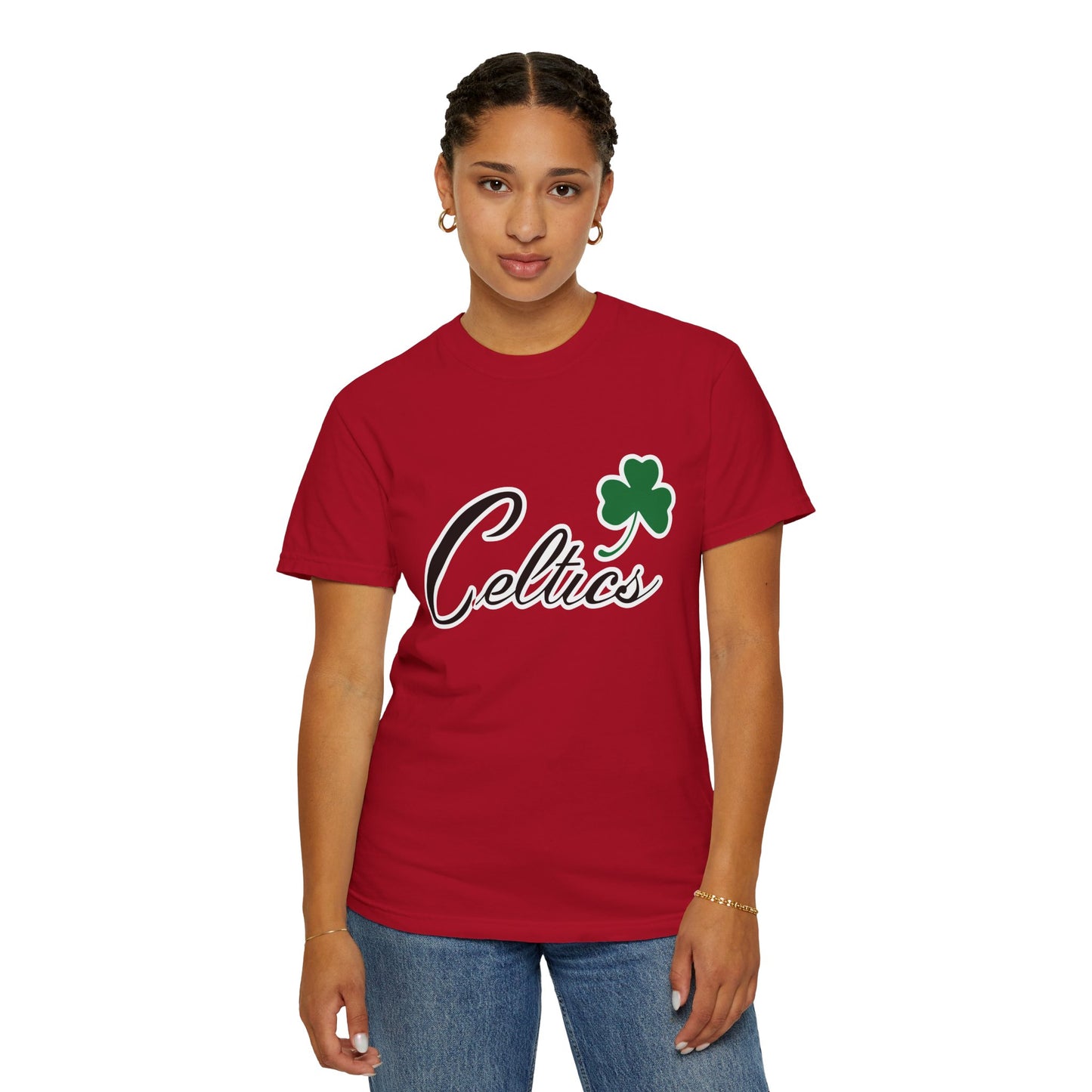 Boston Celtics Game Day Vibes Style Garment-Dyed T-Shirt – Premium Cotton Tee for Customization