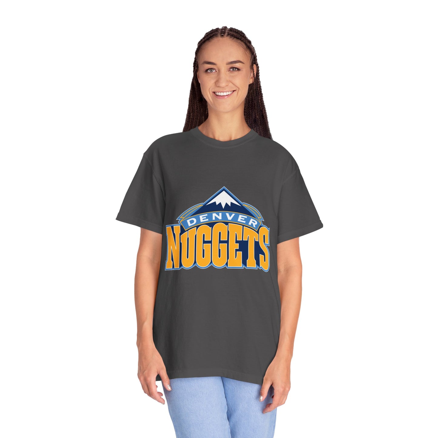 Denver Nuggets Garment-Dyed T-Shirt – Premium Cotton Tee for Customization