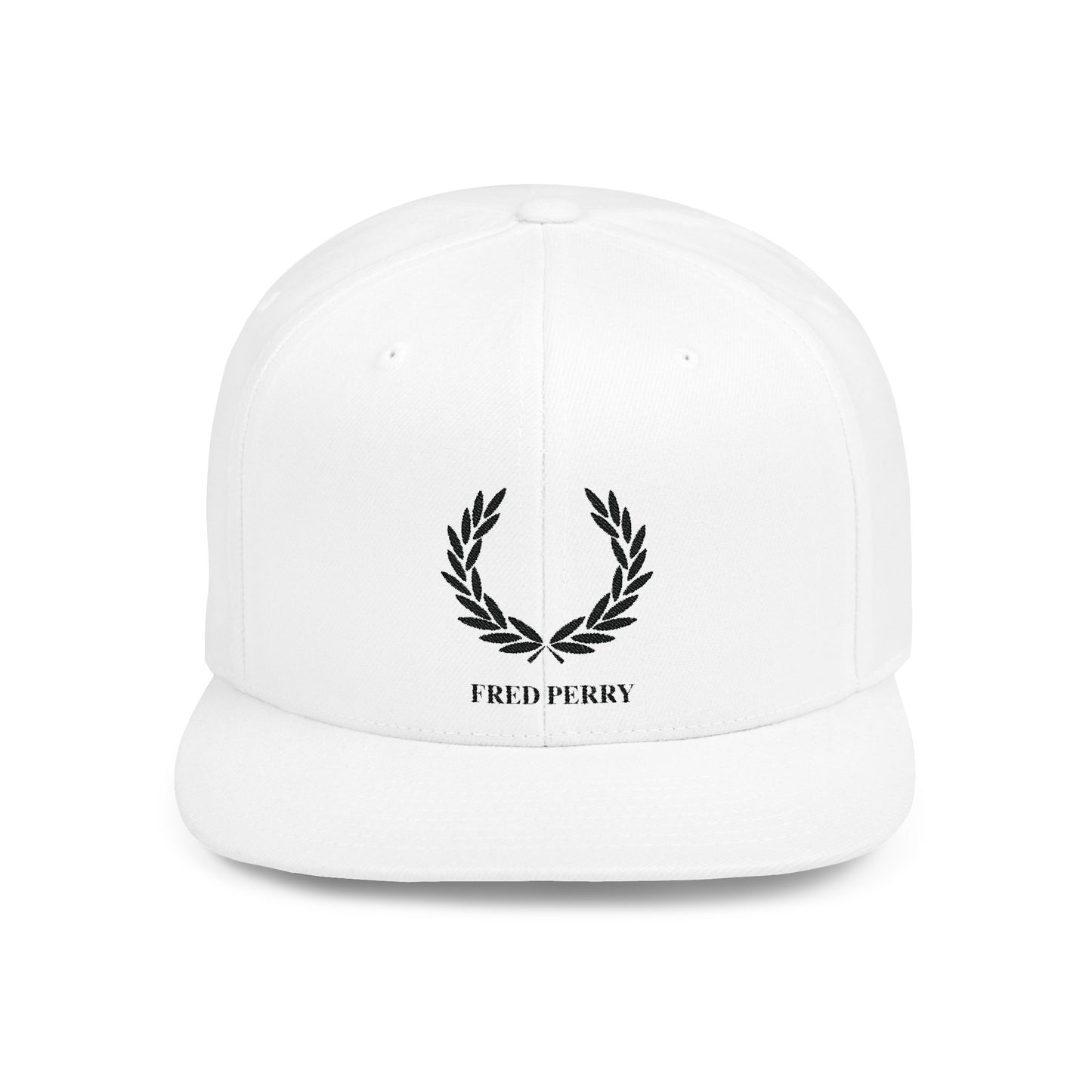 Fred Perry Flat Bill Snapback – Lightweight, Custom Fit, Premium Quality