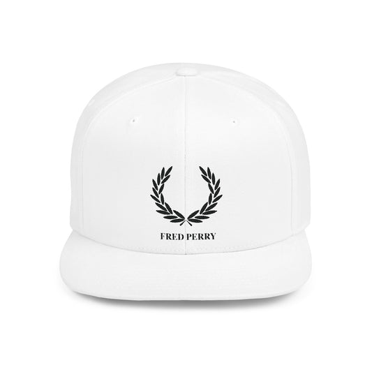 Fred Perry Flat Bill Snapback – Lightweight, Custom Fit, Premium Quality