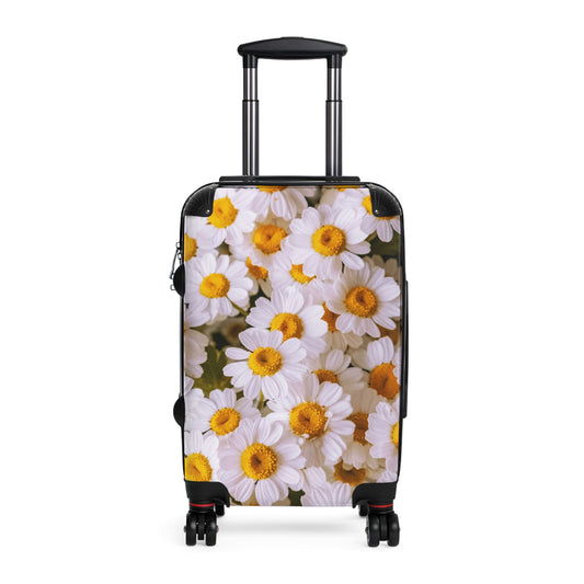 Nature Flowers Floral Chamomile Art Carry-On Suitcase - Stylish Luggage for Travelers