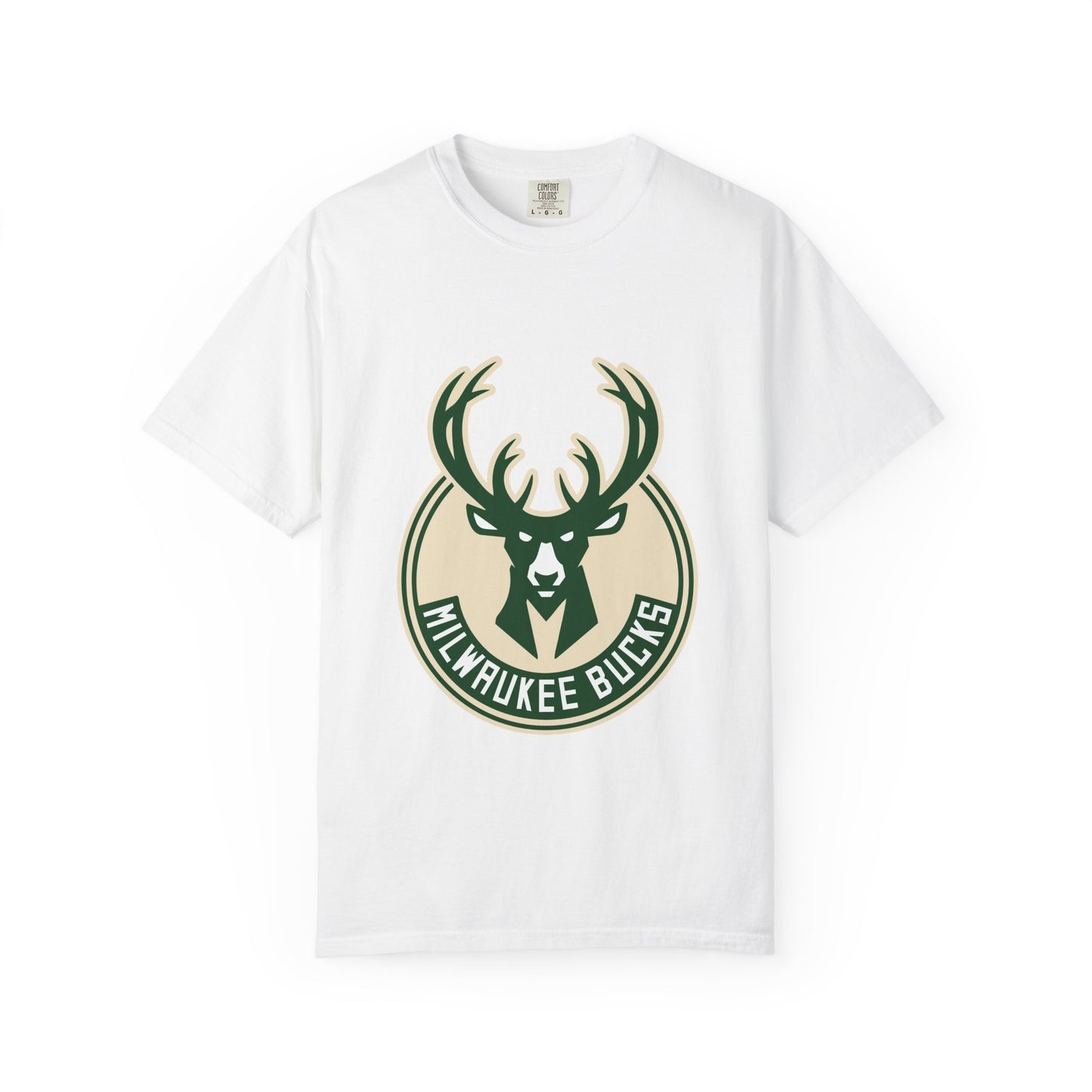 Milwaukee Bucks NBA Garment-Dyed T-Shirt – Premium Cotton Tee for Customization