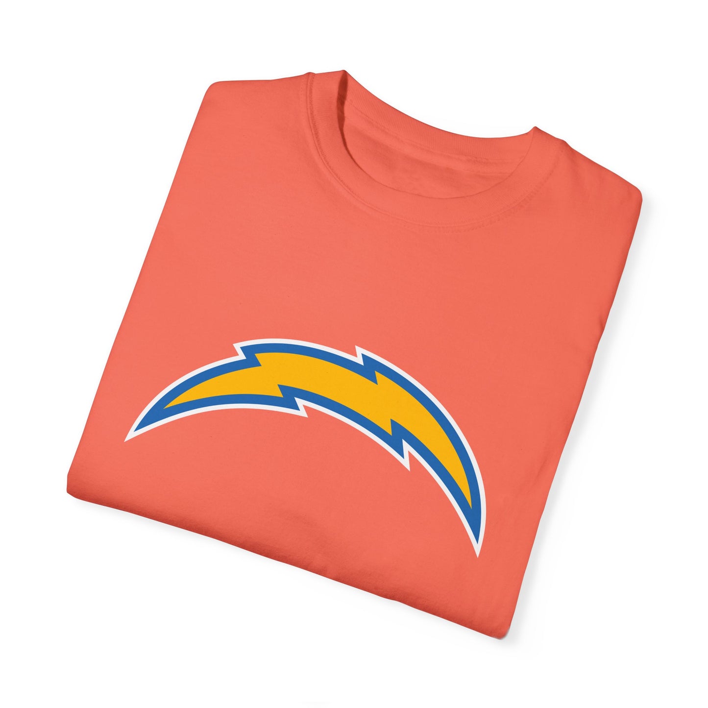 Los Angeles Chargers Team Merch Garment-Dyed T-Shirt – Premium Cotton Tee for Customization
