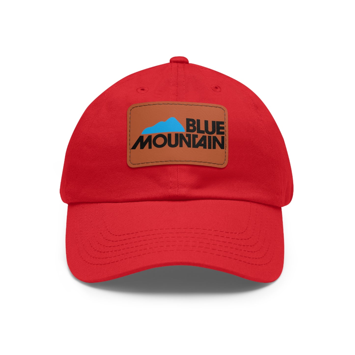 Dad Leather Patch Hat Blue Mountain – Timeless Style, Perfect Fit