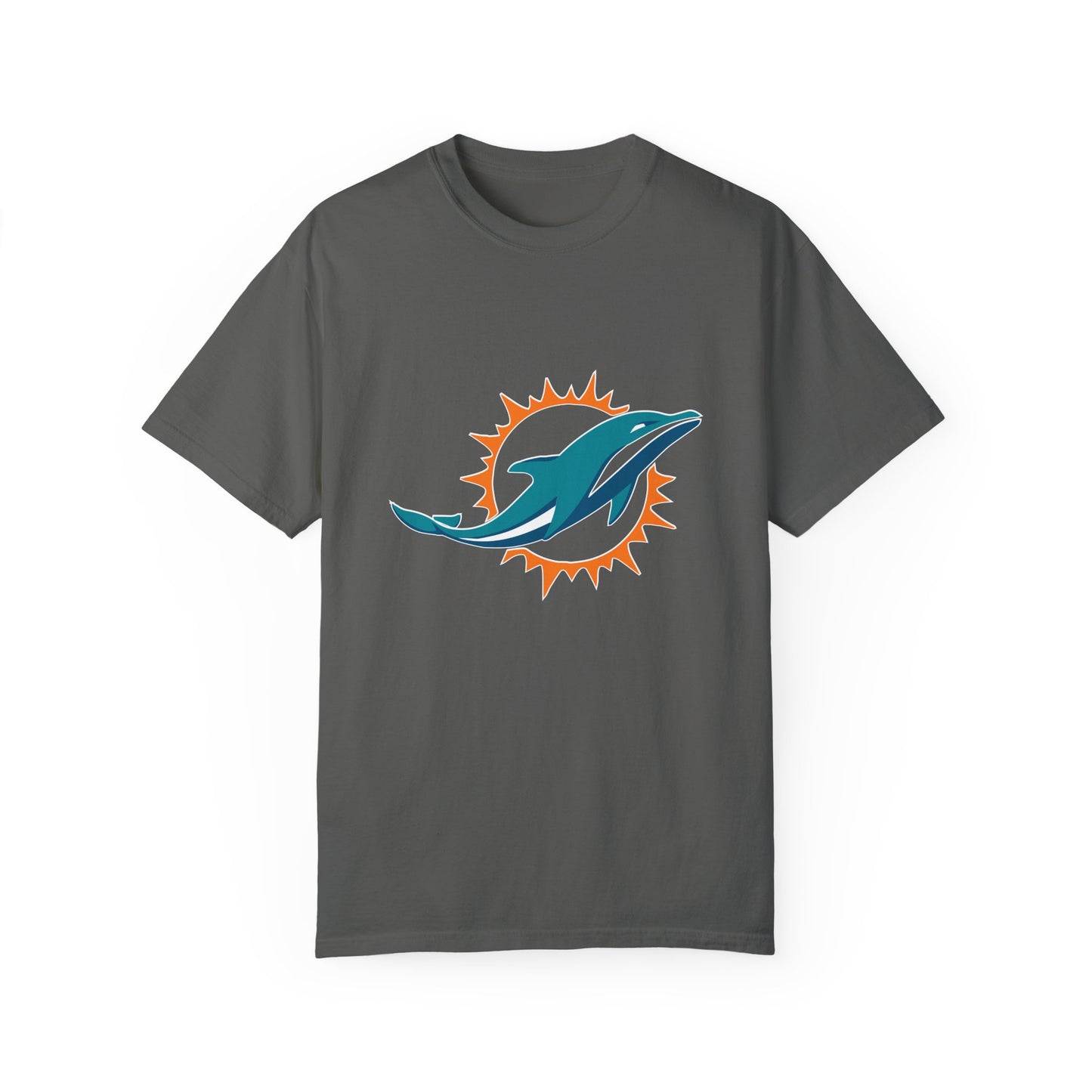 Miami Dolphins Football Merchandise Garment-Dyed T-Shirt – Premium Cotton Tee for Customization