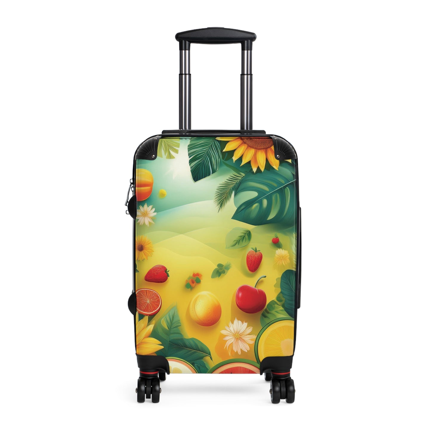 Nature Floral Summer Fruits Flowers 2 Carry-On Suitcase - Stylish Luggage for Travelers